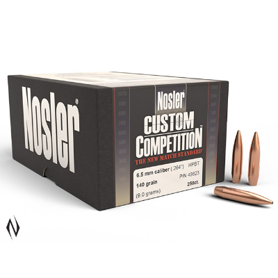 NOSLER 6.5MM 140GR HPBT CUSTOM COMP 250PK