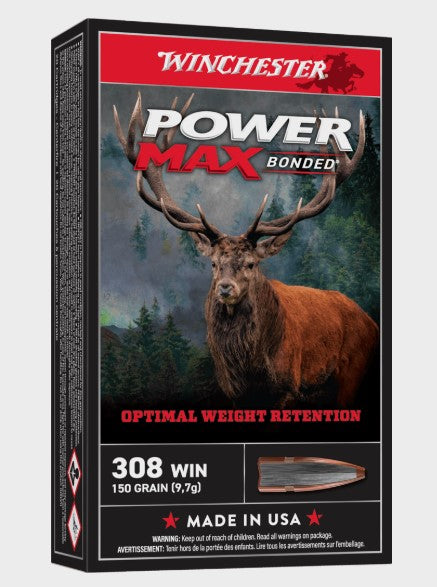 Winchester Power Max Bonded 308Win 150gr PHP 20pk