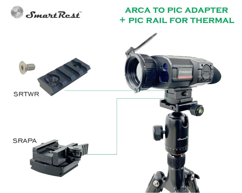 SmartRest Arca to Pic Adapter KIT Includes Pic Rail