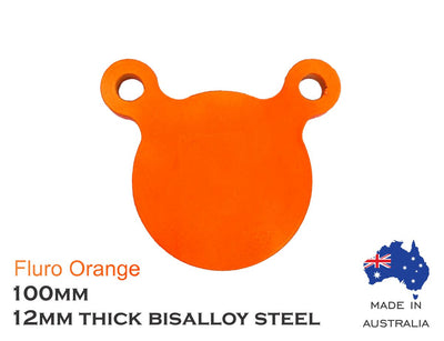 Steel Gongs 100mm Fluro Orange Bisalloy