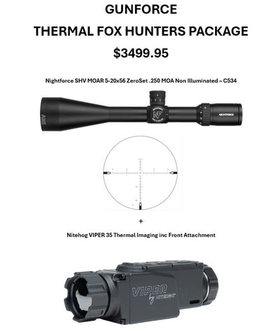 Gunforce Thermal Fox Hunting Combo