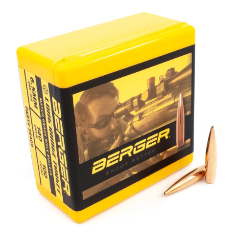 Berger 6.5mm 140 gr Long Range BT Target 100pk