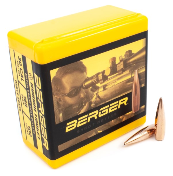 Berger 30 cal 168 gr Hybrid Target 100pk