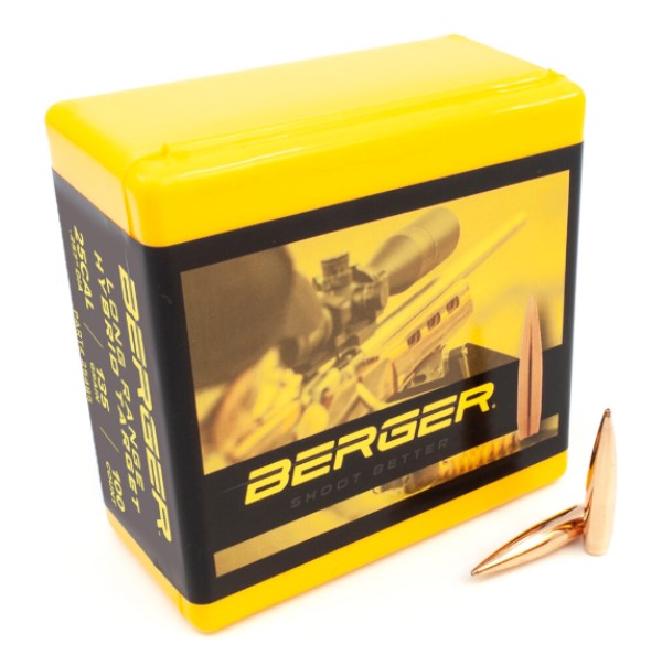 Berger 25 cal 135 gr Long Range Hybrid Target 100pk