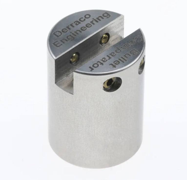 Derraco Engineering  bushing holder for Derraco Headspace & Bullet Comparators Dual Grubscrew type