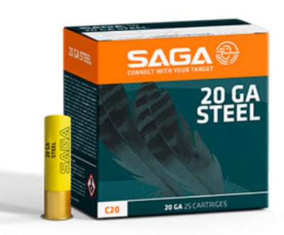 SAGA Gold 20ga 24gr STEEL #8 25pk -Slab Price $180