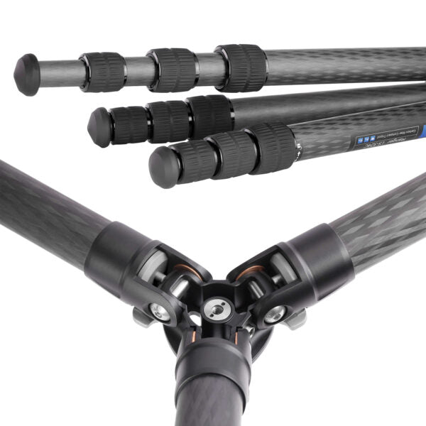 Leofoto LS-324C Ranger Series 4 Section Carbon Fibre Tripod with LH-40LR (Lever Release) Ball Head