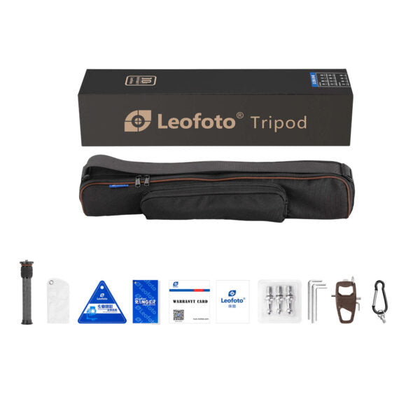 Leofoto LS-324C Ranger Series 4 Section Carbon Fibre Tripod with LH-40LR (Lever Release) Ball Head