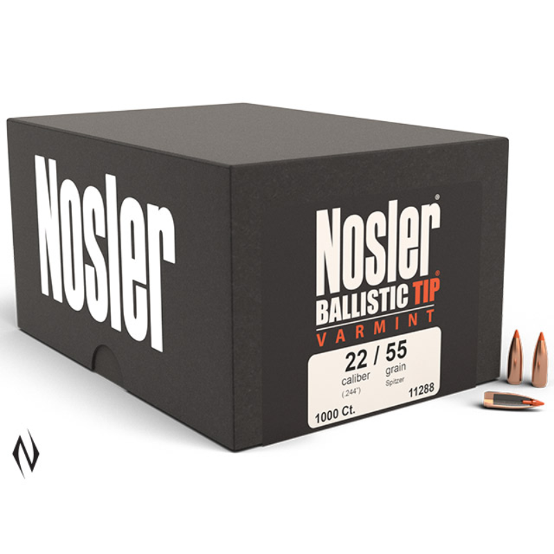 NOSLER 224 55GR BALLISTIC TIP 1000PK