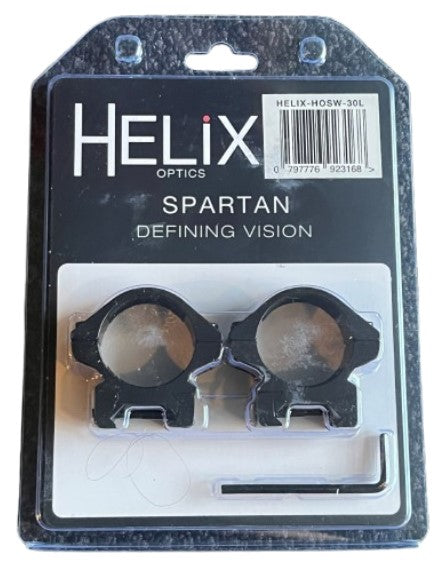 HELIX OPTICS WEAVER ALUMINIUM RINGS 30MM LOW