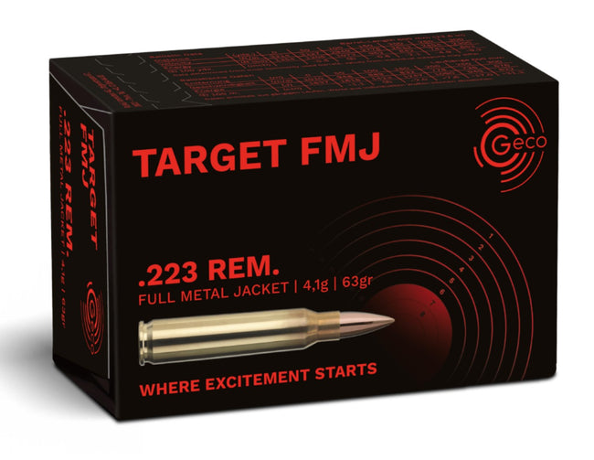 GECO 223 REM 63GR TARGET FMJ 50PK