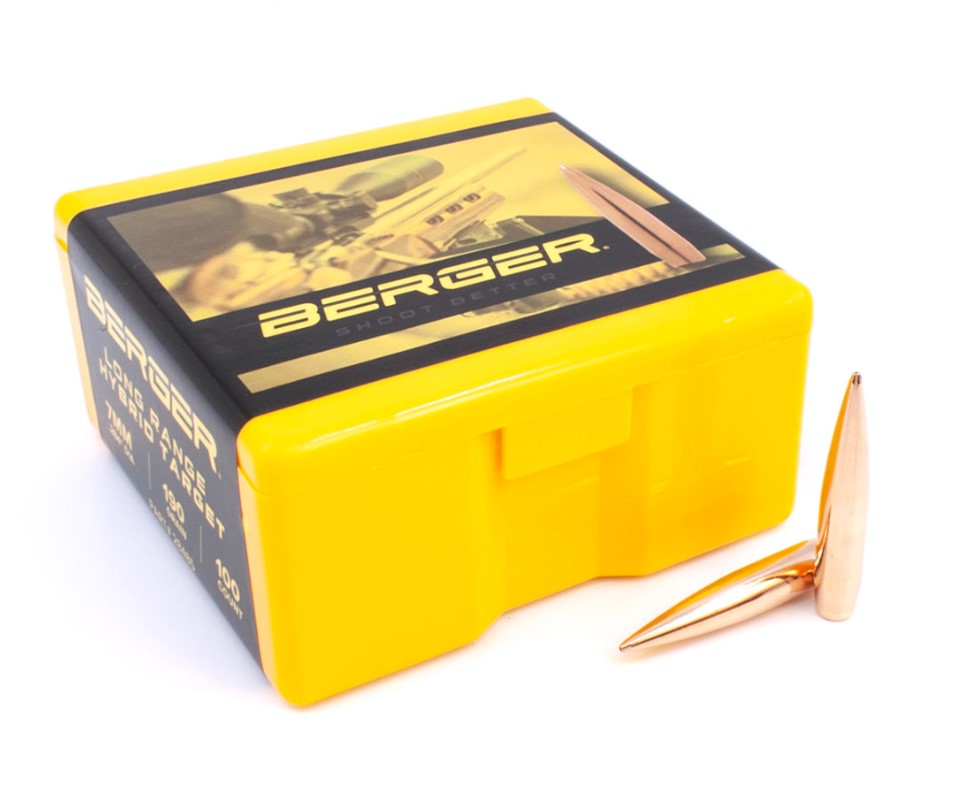 Berger 7mm 190 gr Long Range Hybrid Target (500/box)