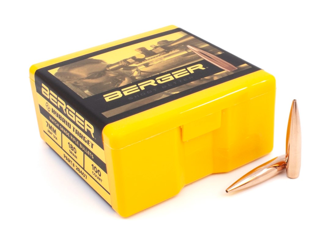 Berger 7mm 180 gr Hybrid Target (500/box)