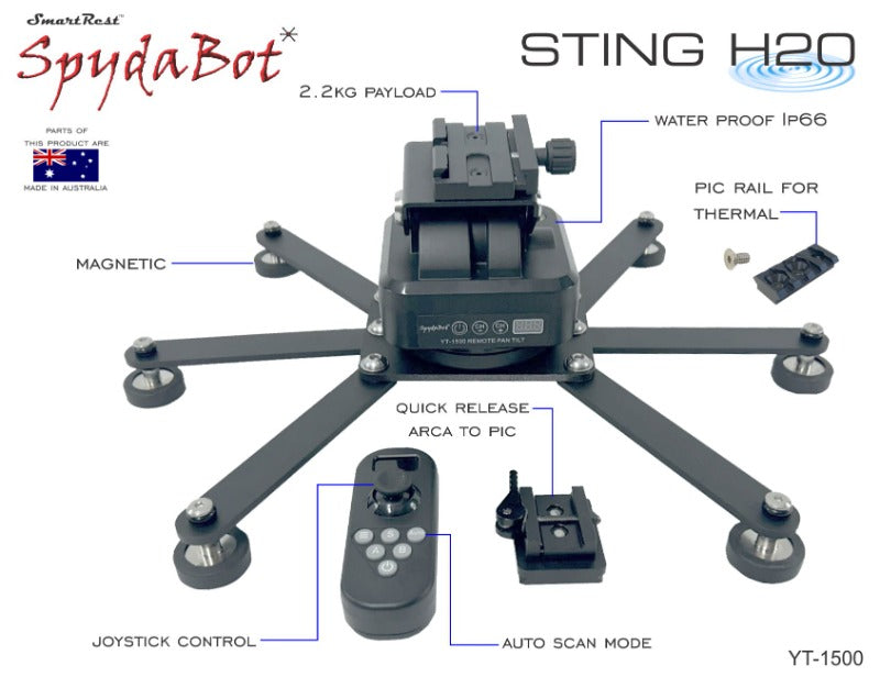 SmartRest SpydaBot - STING H20