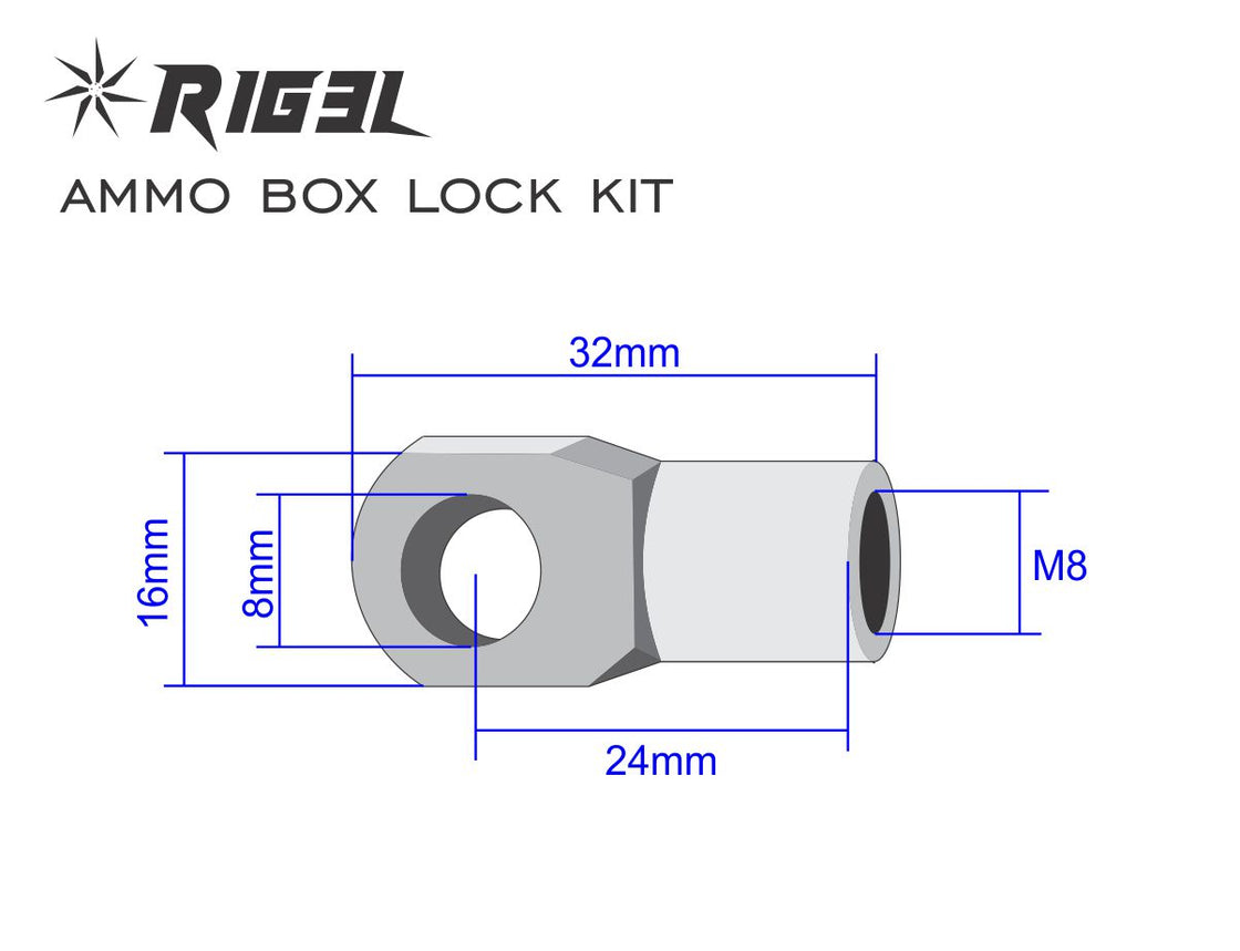 Lock Kit for Ammo Box - RIG3L D.I.Y (Ammo box not included)