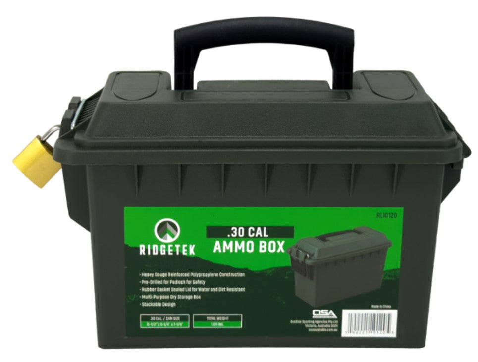 Ridgetek .30Cal Ammo Box OD Green