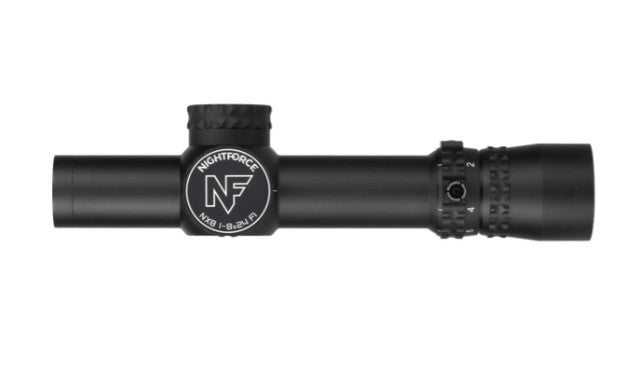 Nightforce NX8 - 1-8x24mm F1 Capped FC-DMx(MOA)