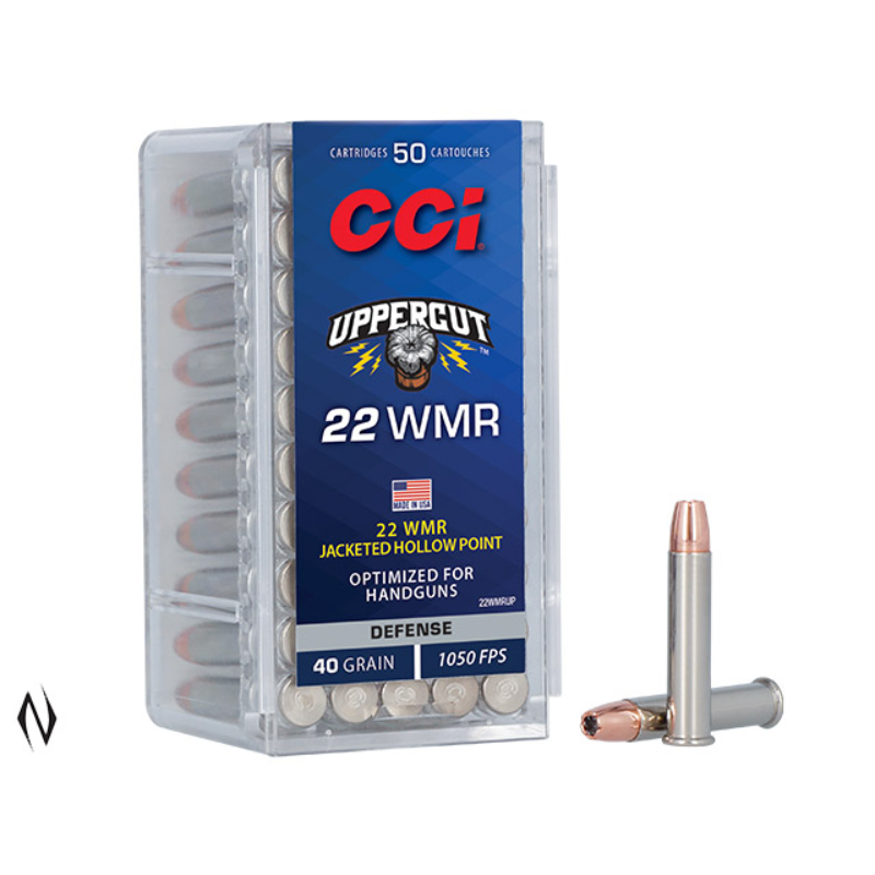CCI 22WMR UPPERCUT 40GR CPHP 1050FPS 50PK