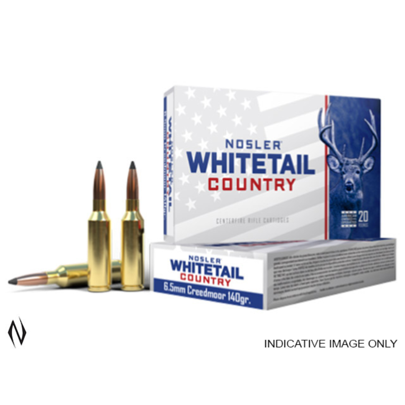 NOSLER WHITETAIL AMMO 243 WIN 100GR SB SP 20PK