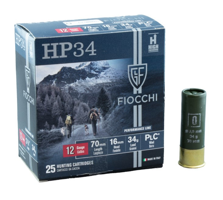 FIOCCHI 12G 34GM #0 (BB) 1375 FPS 25 PKT