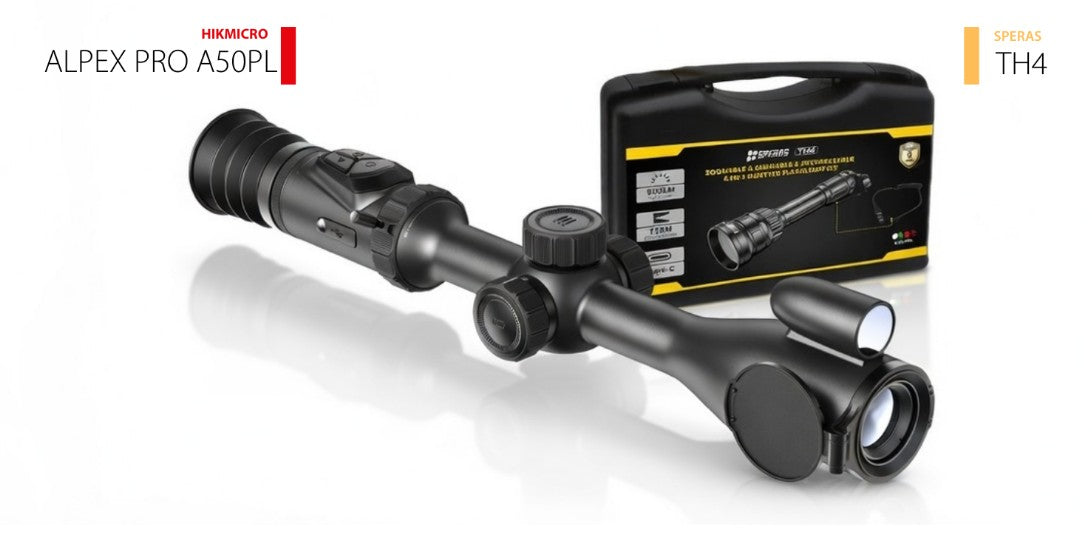 HIKMICRO ALPEX PRO A50PL 50mm 4512 x 2512 Night Vision Scope with LRF + Speras TH4K RRP $2249.00