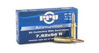 PPU 7.62x54 Rimmed 180gr SP 20pk