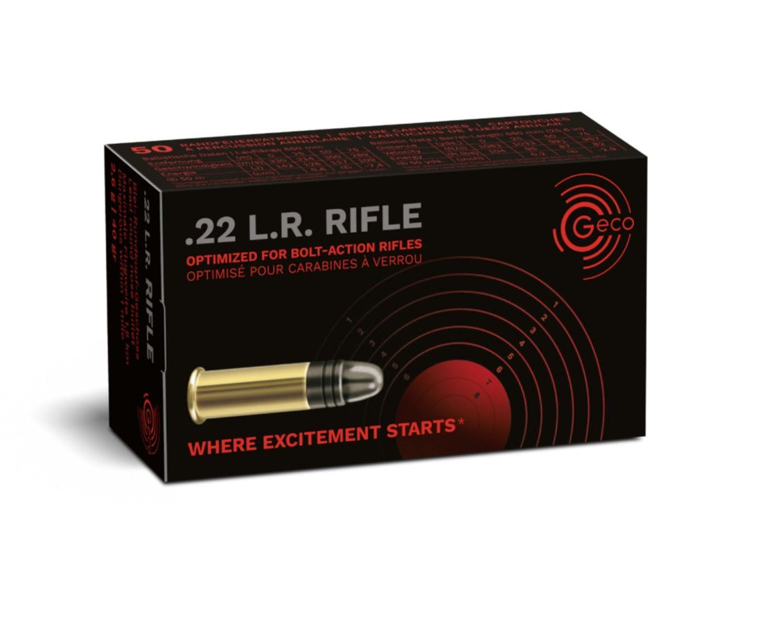 GECO RIFLE 22LR Rifle 40gr LRN 50 Pack
