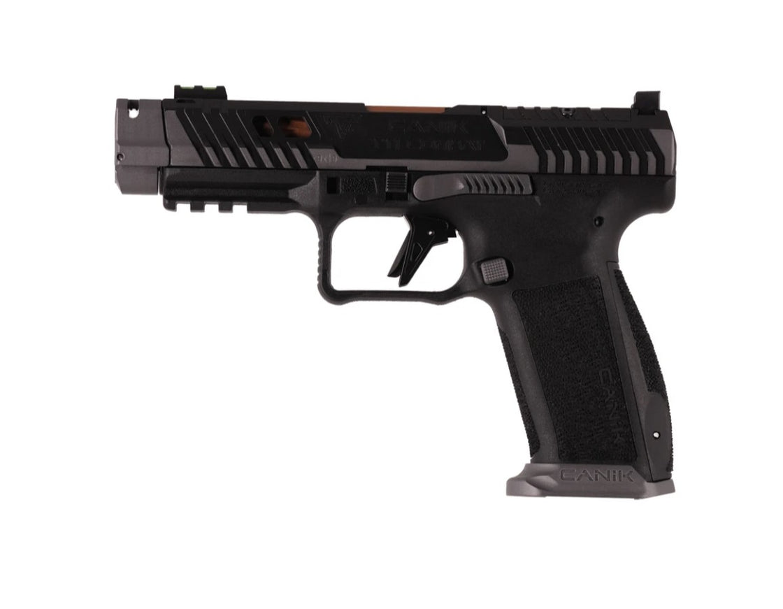 Canik TTI Combat 9mm Pistol - Smoke 10 RND With 3x Magazines