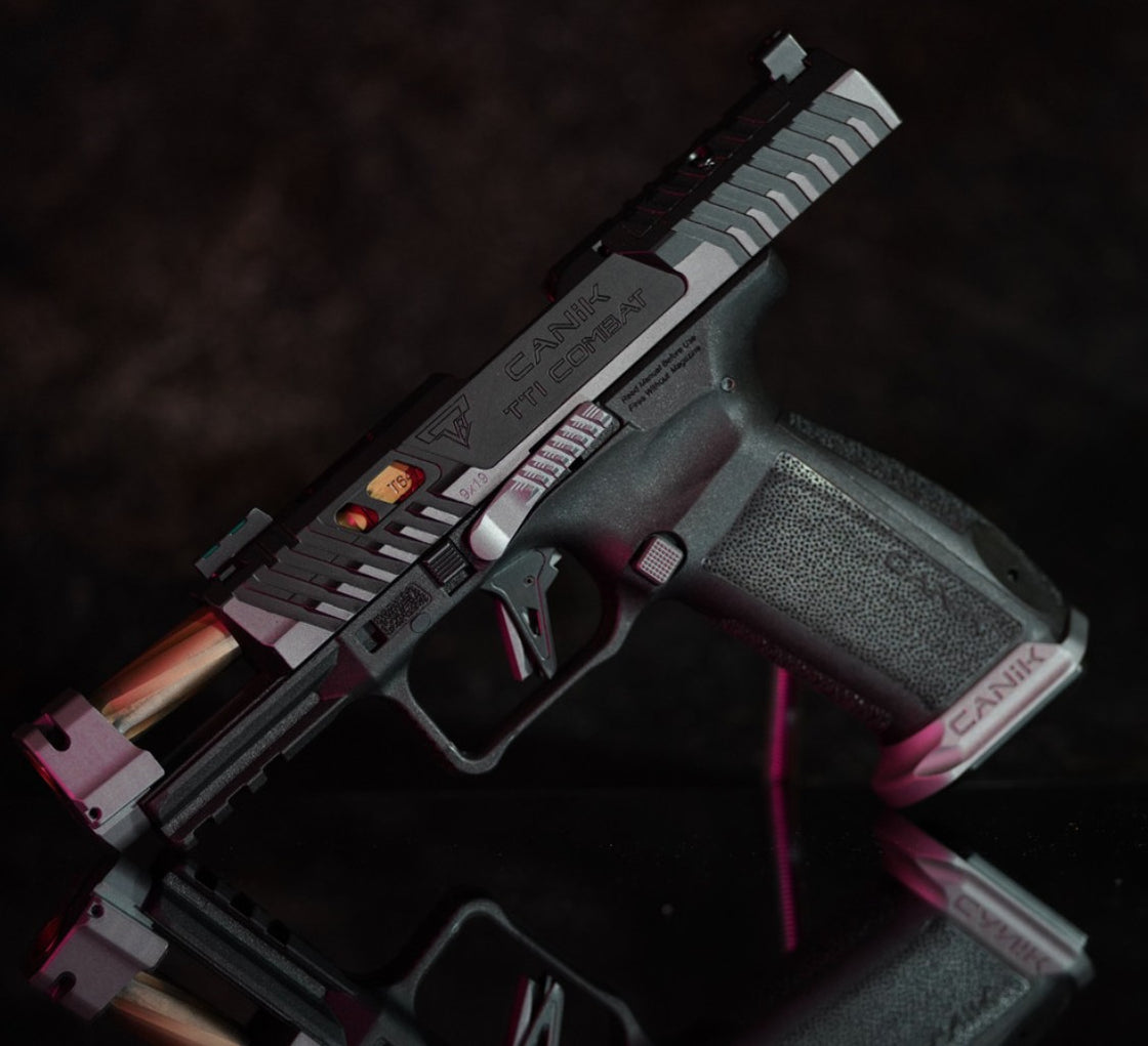 Canik TTI Combat 9mm Pistol - Smoke 10 RND With 3x Magazines