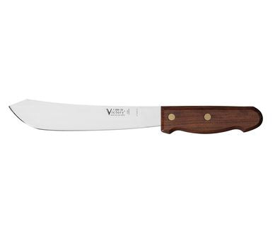 Victory Knives - 2.5mm x 20cm Carbon Steel Butchers Knife (Wooden Handle)