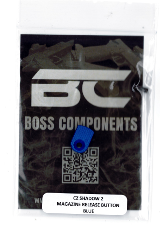 BOSS COMPONENTS CZ SHADOW 2 ALUMINIUM MAGAZINE RELEASE BUTTON BLUE ...