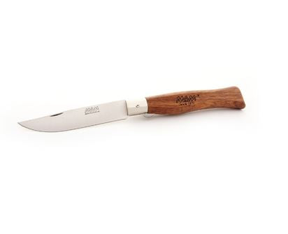 105mm Stainless Steel Hunters Pocket knife with Blade Lock Beech Hardwood Handle