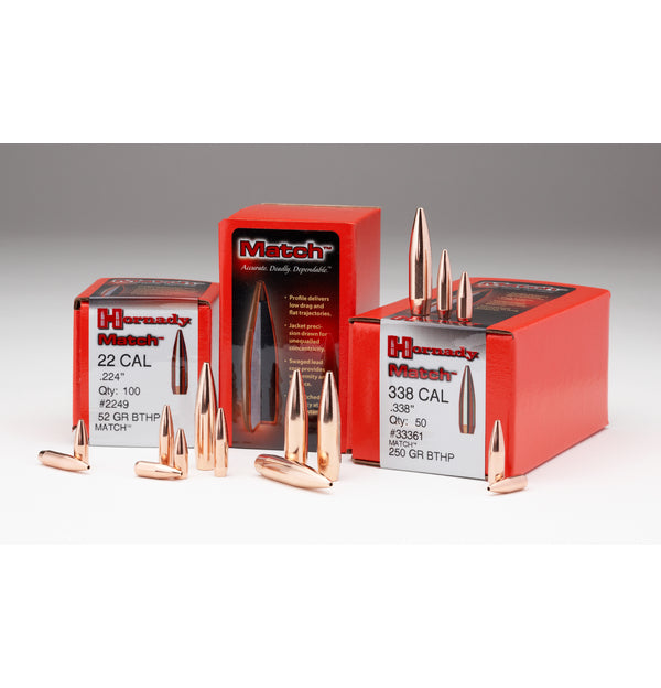 Hornady 22 Cal .224 53gr HP Match 100pk