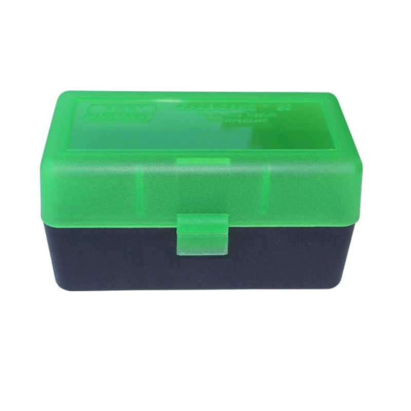 MTM RM-50 - Ammo Box 50 Round Flip-Top 243 308 Win 220 Swift -Green