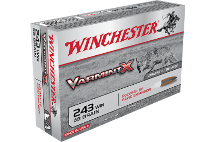 Winchester Varmint X 243 Win 58gr PT 20pk