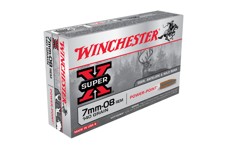 Winchester Super X 7mm-08 Rem 140gr PP 20pk