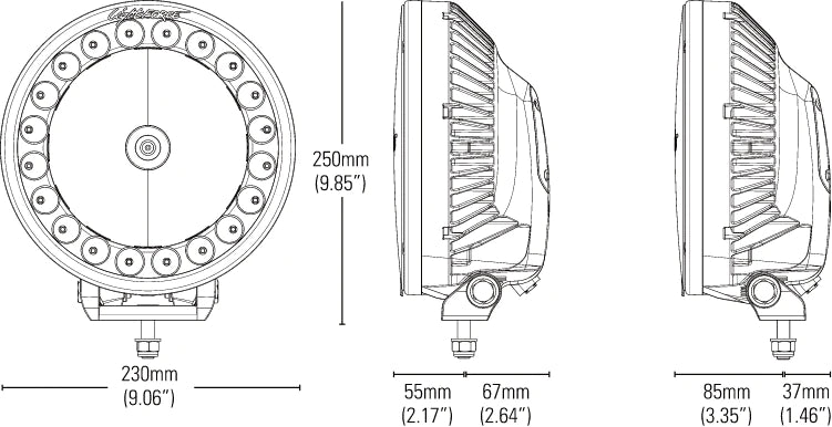Lightforce HTXMK2 Hybrid Driving Light 12V