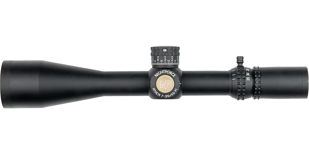 Nightforce ATACR MIL-C 7-35x56mm F1 ZeroStop .1 Mil-Radian Digillum PTL