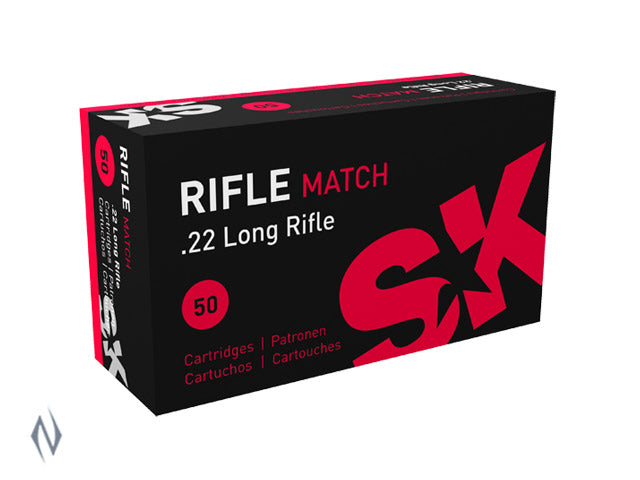 SK 22LR 40GR RIFLE MATCH 1073FPS • Pack 50