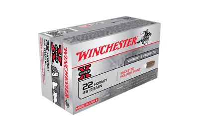 Winchester Super X 22 Hornet 46gr SP 50pk