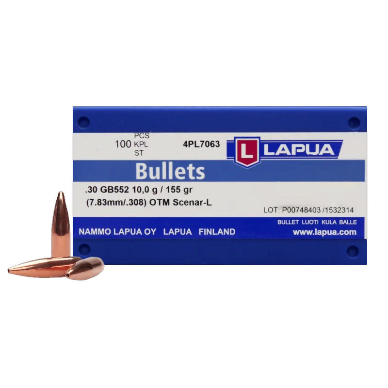 LAPUA BULLET 308 155GR SCENAR L 100PK