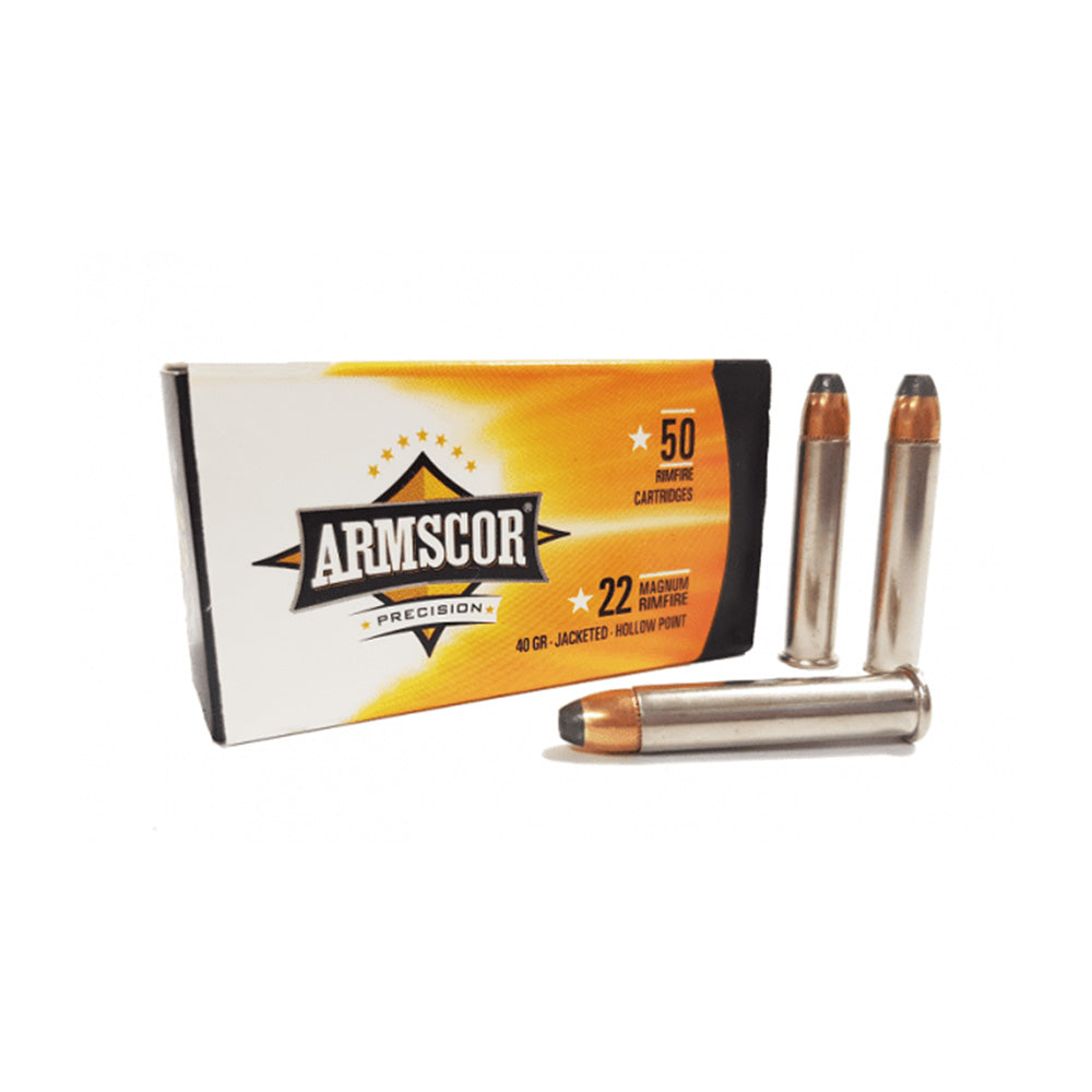Armscor Cal. 22 Magnum RX High Velocity HP 40gr 50pk Ammunition