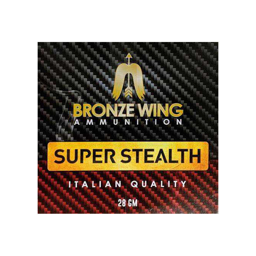 Bronzewing Stingray Super Stealth 12 Gauge 28gr 1275fps 8 Shotgun Ammunition