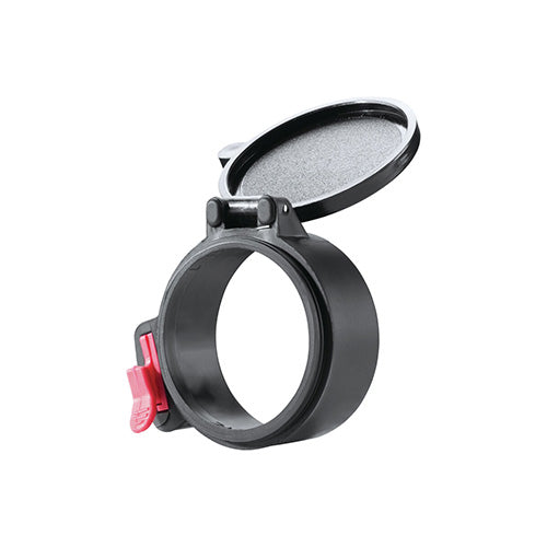 Butler Creek Scope Cover Flip Open 19 Eyepiece Open View