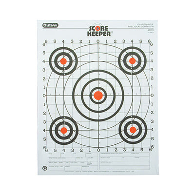 Champion Target 100yd Rifle Sight In O/B  12 Pack