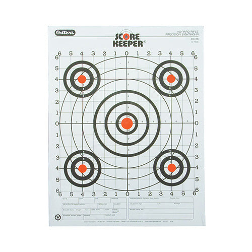 Champion Target 100yd Rifle Sight In O/B  12 Pack