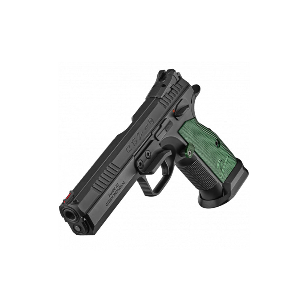 CZ TS 2 9mm Racing Green 134mm 2 S/Mags 10rnd Mag Handgun
