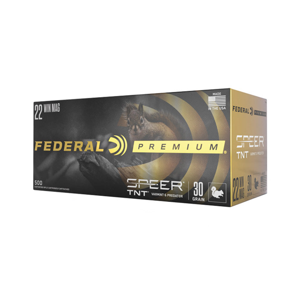 Federal Premium 17 HMR 17gr TNT HP 2550fps 50 Pack Rimfire Ammunition