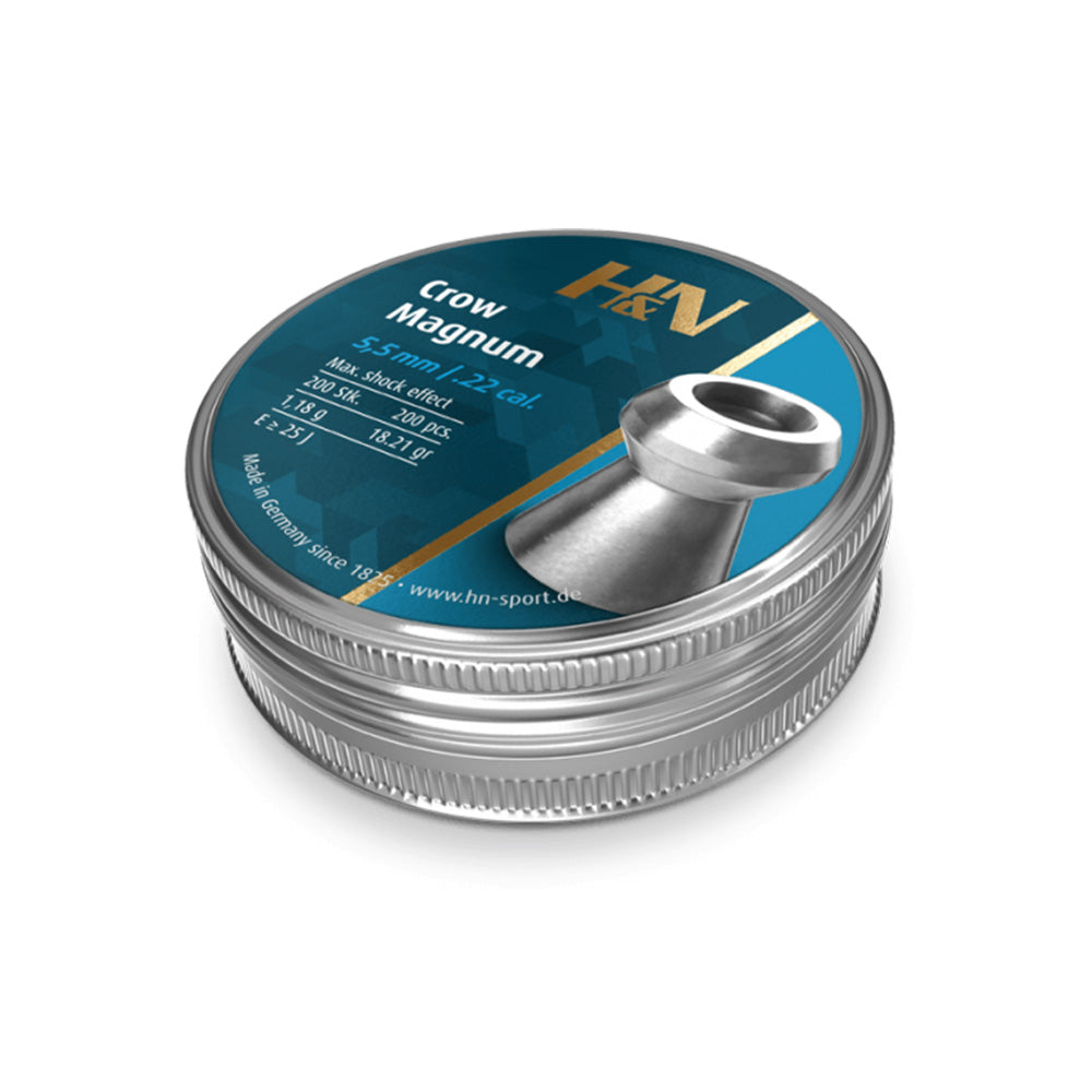 H&N Crow Magnum 22 - 200 Pack Air Ammunition