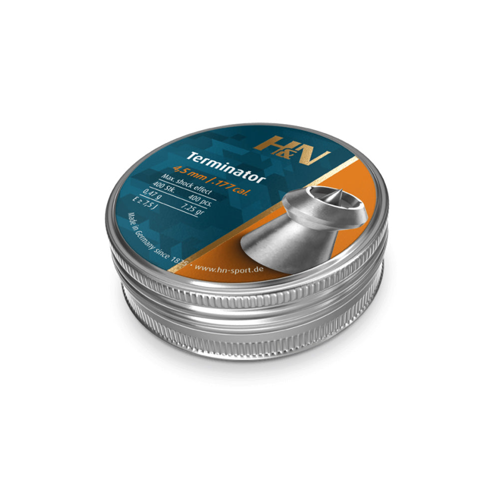 H&N Terminator HP Air Gun Pellets 177 - 400 Pack Air Ammunition